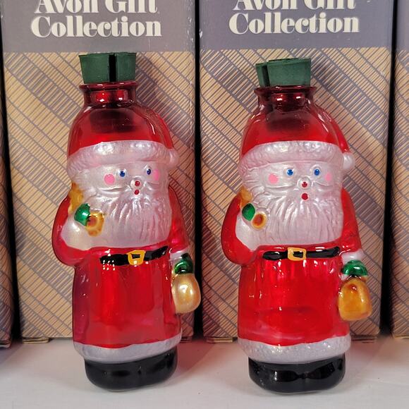 Avon Gift Collection Christmas Light Covers - Set of 7 Santa, Snowman, Angel - Picture 3 of 9